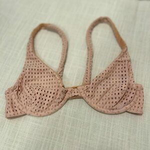 Acacia Blush Mesh Bikini Top